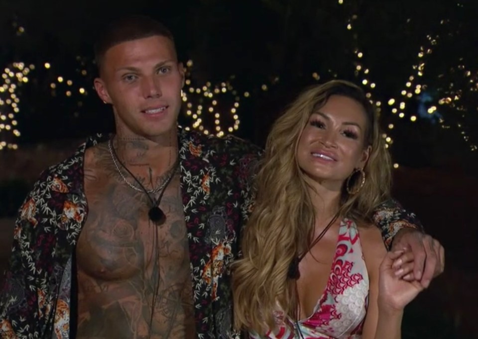 Danny and AJ were dumped from Love Island tonight