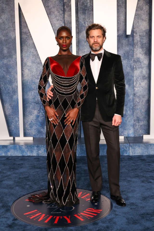 Jodie Turner-Smith and Joshua Jackson at the 2023 Vanity Fair Oscar Party Hosted By Radhika Jones in Beverly Hills, California, on March 12, 2023