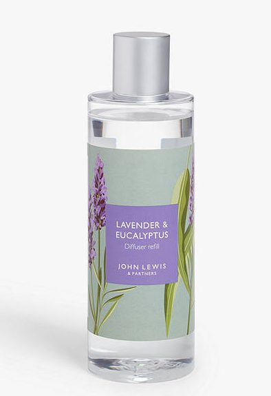 John Lewis & Partners Lavender & Eucalyptus Diffuser Refill, 250ml