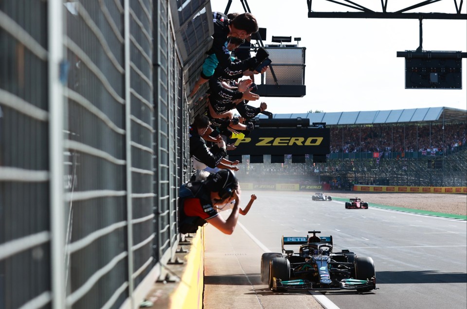 Lewis Hamilton won the British Grand Prix at Silverstone