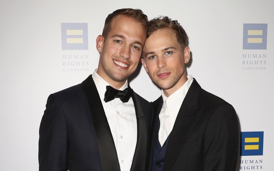 Tommy Dorfman and Peter Zurkhulen in 2018