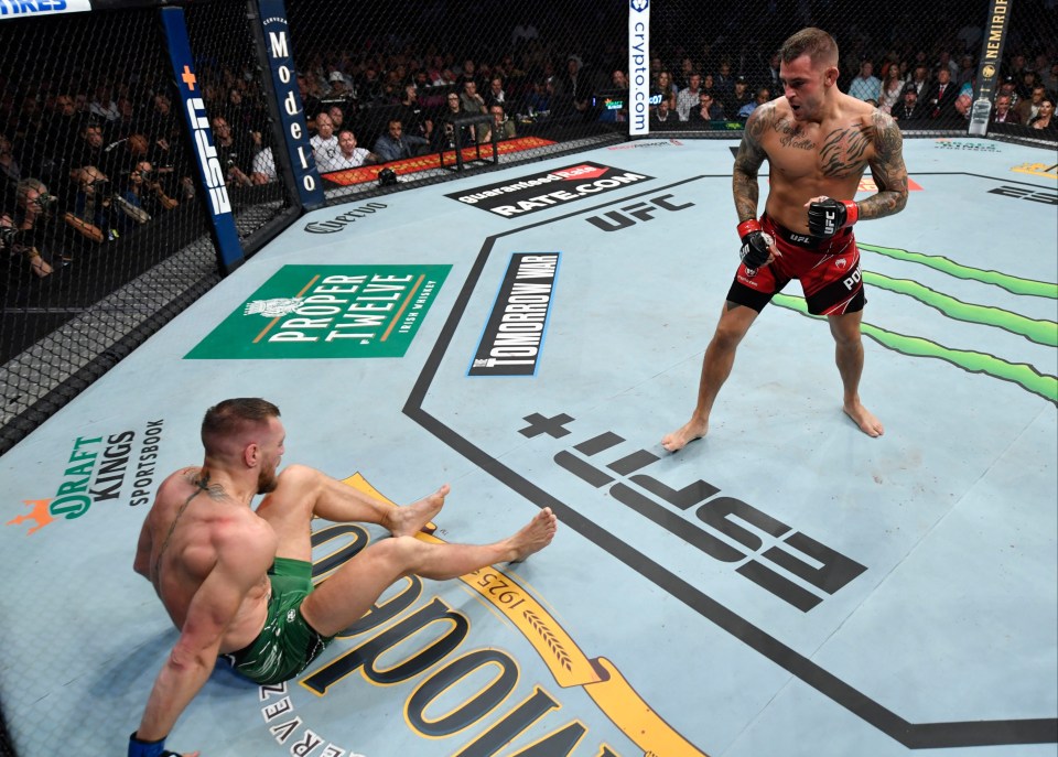 Conor McGregor suffered a crushing defeat to Dustin Poirier after brutally injuring his leg