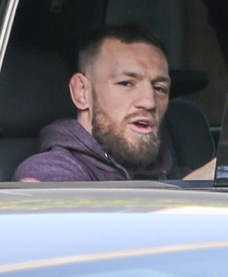 Conor McGregor was spotted out for the first time since his horror leg break