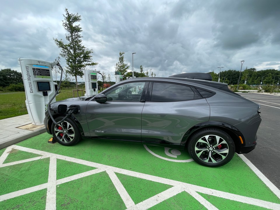 The Electric Highway charging points at Moto Rugby are fast, convenient and easy to use