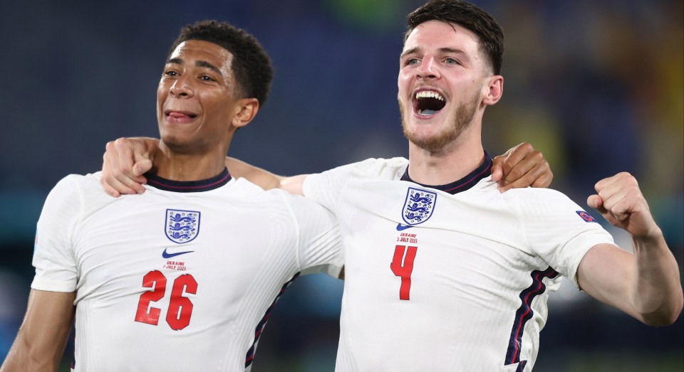 Jude Bellingham and Declan Rice might well be the natural midfield partnership for England in qualification games