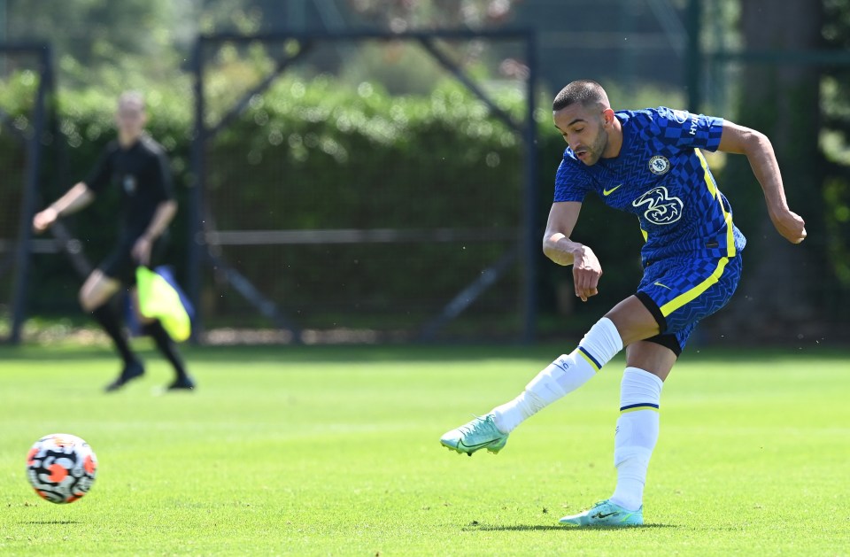 Hakim Ziyech grabbed a hat-trick as Chelsea thrashed Peterborough