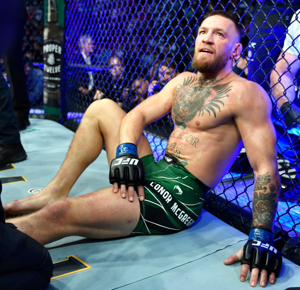 Conor McGregor lost his trilogy fight against Dustin Poirier at UFC 264