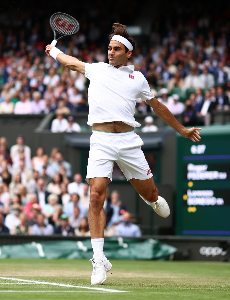 Federer has made a safe passage through to the final eight, beating Lorenzo Sonego on Monday