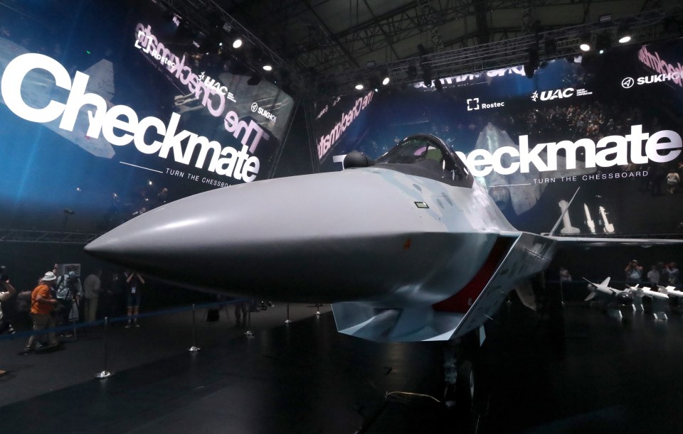 Putin's new stealth fighter jet perhaps tellingly called Checkmate