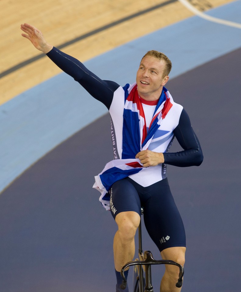 Sir Chris Hoy won Olympic Keirin gold at London 2012