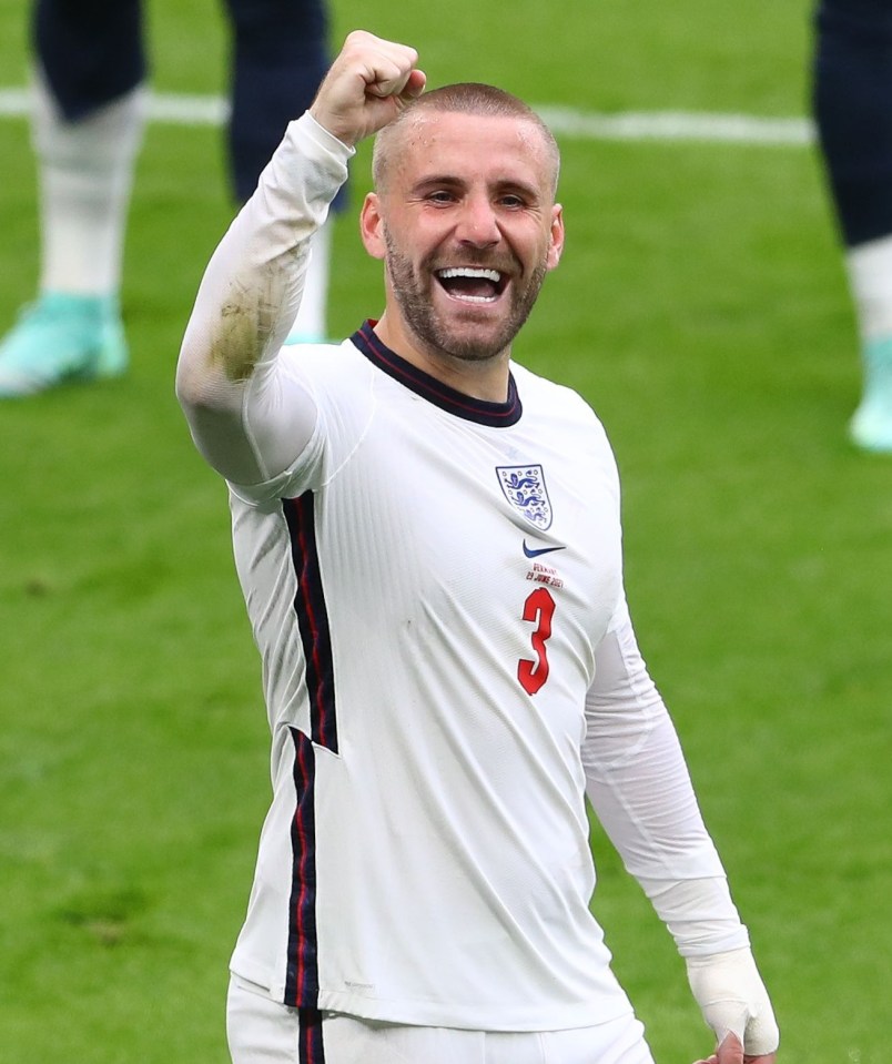 Shaw leading England's Euro 2020 challenge as he helped them reach the final