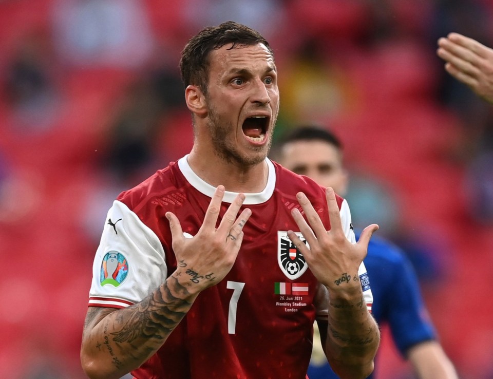 Marko Arnautovic, 32, reportedly wants a pay-off from Chinese side Shanghai Port