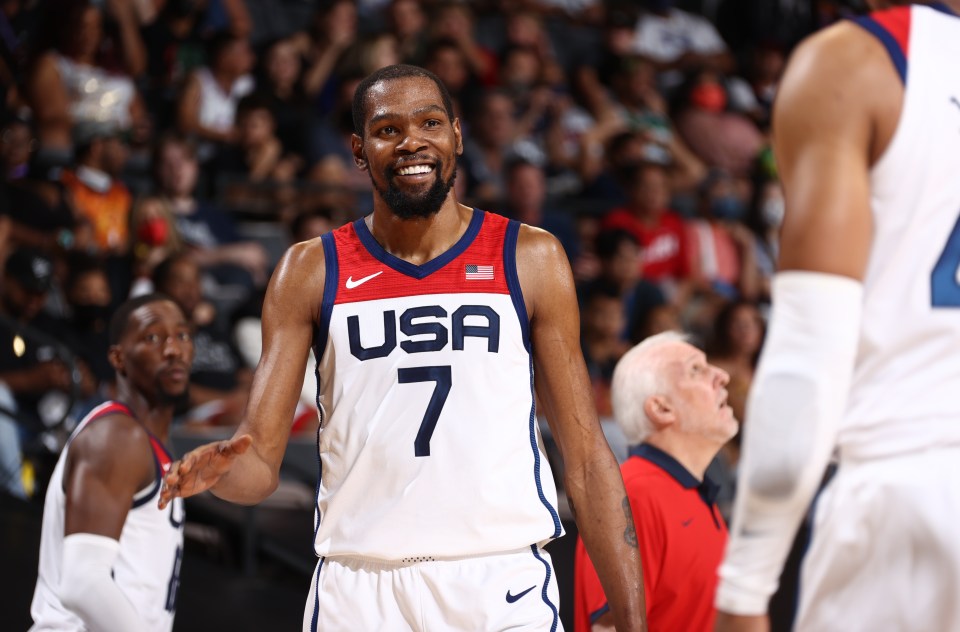 Kevin Durant will lead the United States' men's basketball team in Tokyo