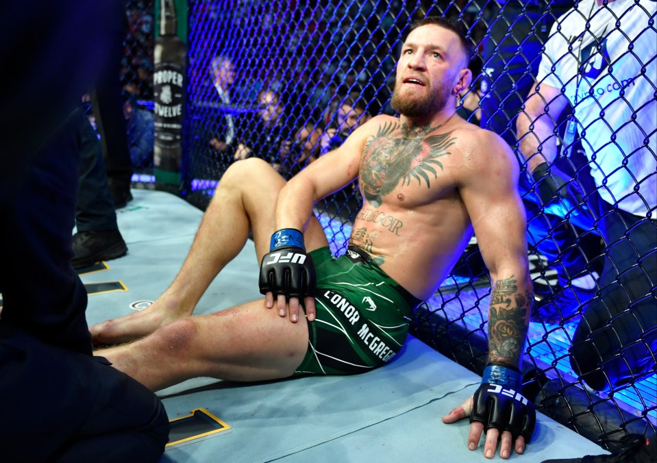 Conor McGregor was brutally beaten by Dustin Poirier