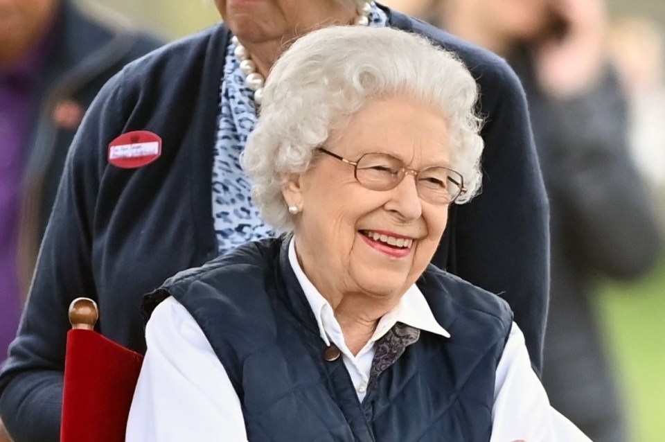 As Kate got in on the tennis action at Wimbledon, The Queen was spotted with a big smile as she watched the Royal Windsor Horse Show