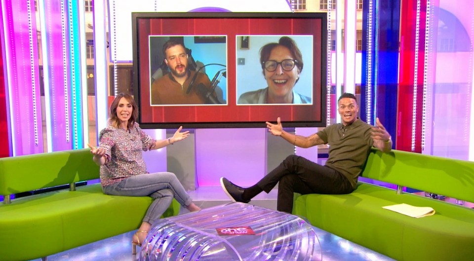 Iain Stirling was on The One Show where he was being grilled by Alex Jones and Jermaine Jenas