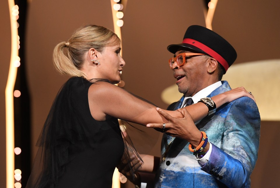 Spike Lee announces French director Julie Ducournau wins the top prize for her film Titane