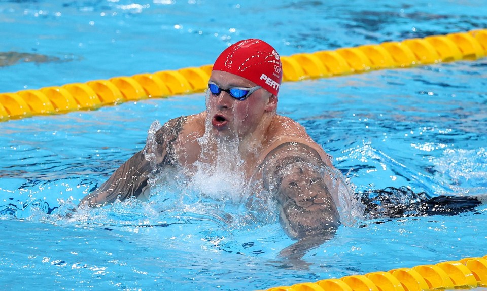 Peaty delivered in the final with a time of 57.37secs to storm to victory