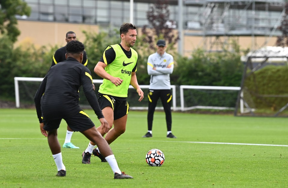 Chelsea flop Danny Drinkwater took part in the club’s pre-season sessions at Cobham