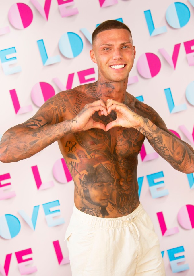 Danny Bibby has arrived on Love Island