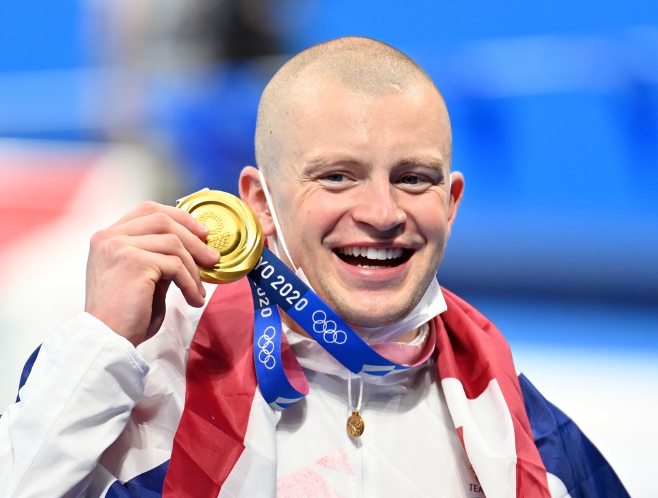 He became the first British swimmer to defend an Olympic gold medal