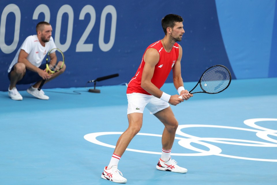 Novak Djokovic is out to win his first gold medal this summer