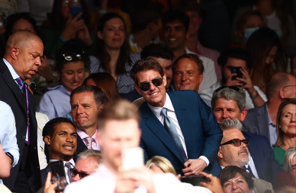 Tom Cruise was one of the biggest names at the final