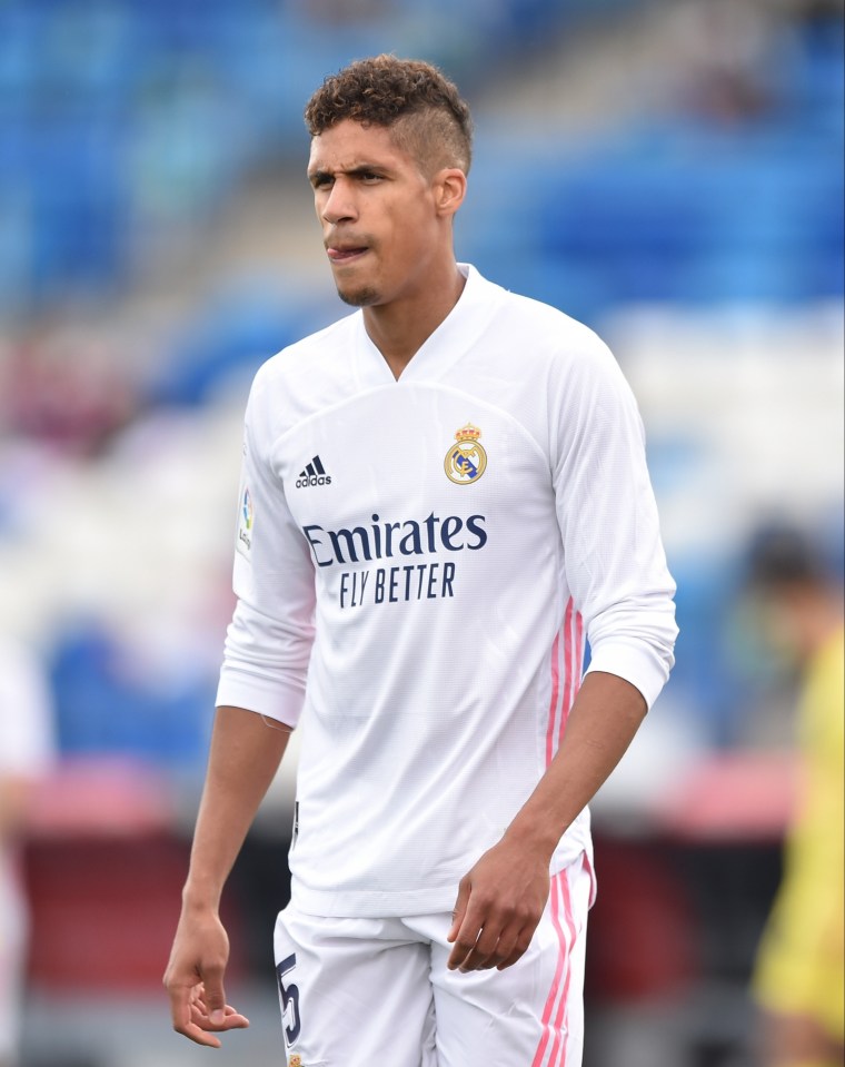 Real Madrid ace Raphael Varane appears to be Manchester United's top defensive target