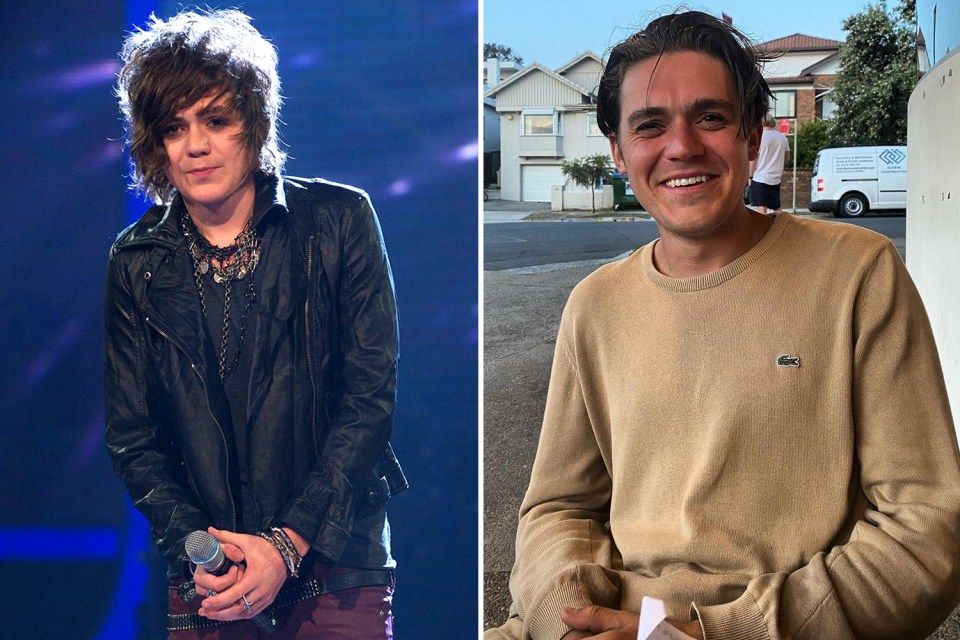 Frankie Cocozza now earns £7.50 an hour as a builder in Australia