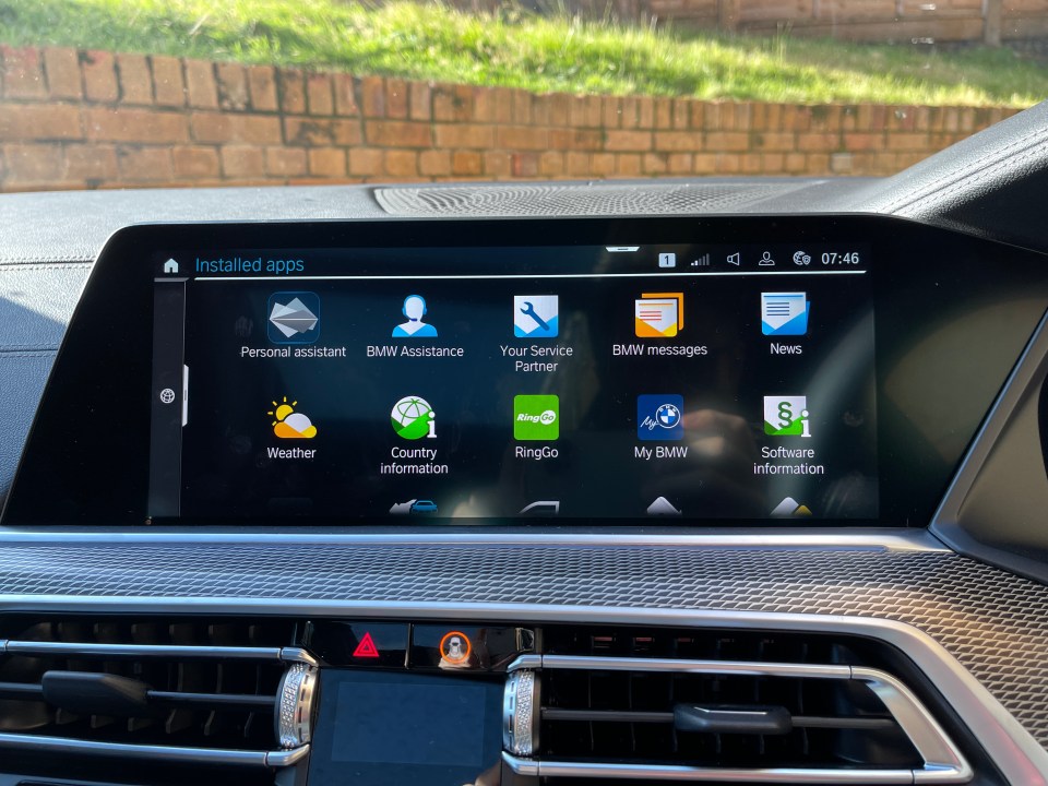 The generous infotainment screen is easy to use, and has loads of handy apps – plus support for Apple CarPlay