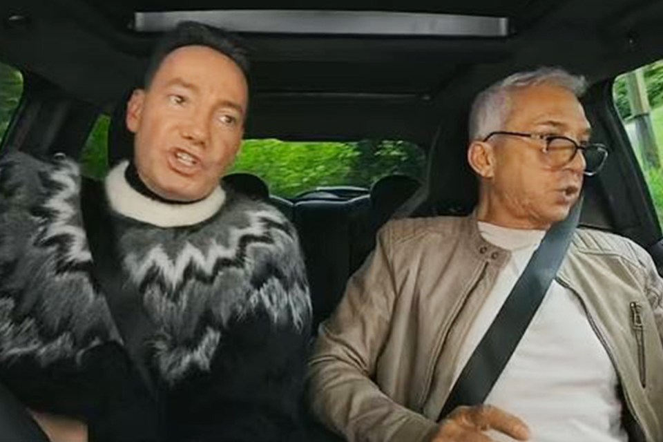 Craig Revel Horwood and Bruno Tonoli tackled what used to be the steepest road in the world