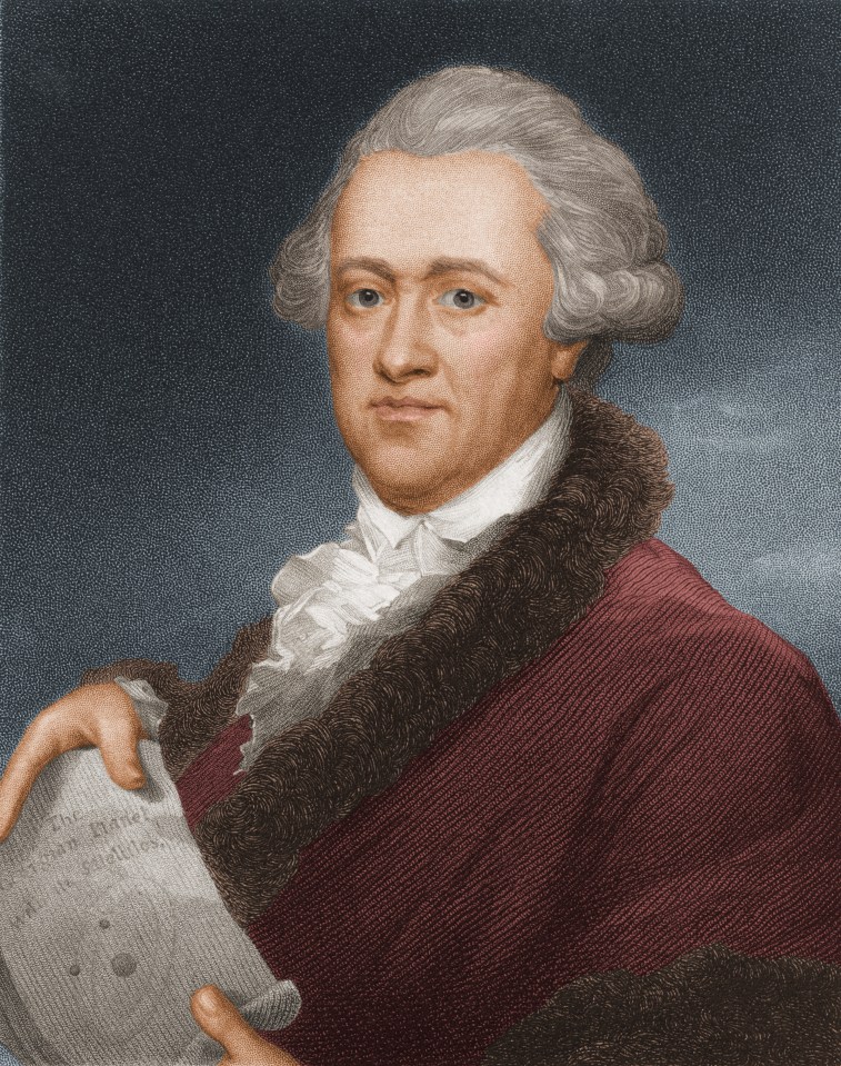 Astronomer William Herschel discovered Uranus in 1781