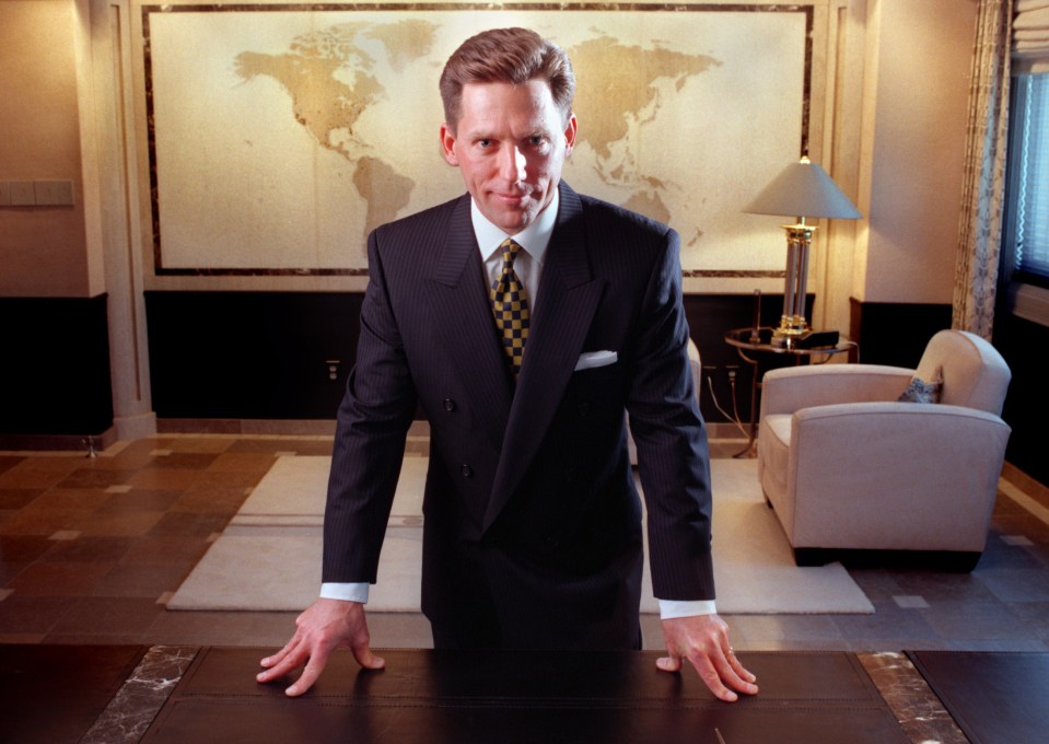 Cruise was an active member of the church since 1990, here David Miscavige who took over Hubbard as the church’s leader