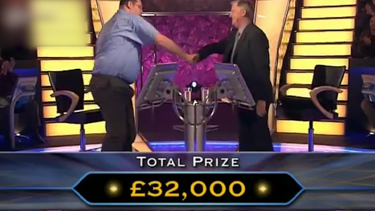 Mark won £32,000 on Who Wants To Be A Millionaire? in 2006