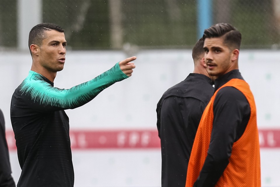 Andre Silva was quizzed on his Portugal captain Cristiano Ronaldo at his RB Leipzig unveiling