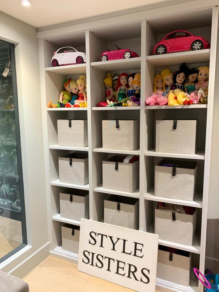 Amanda Holden paid the Style Sisters to reorganise her kids' plush playroom