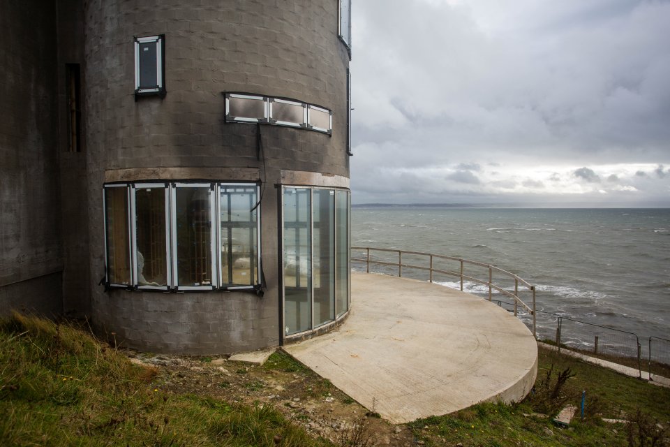 Work finally resumed on the neglected lighthouse last year after 10 years