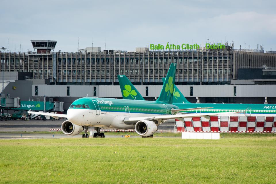 The wing of an American Airlines aircraft tipped an Aer Lingus jet as the US plane was being pushed back from Dublin Airport this morning while preparing for takeoff (Stock)