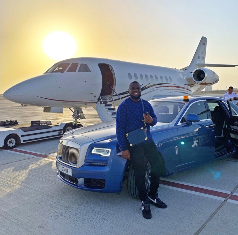 Abbas flaunted his wealth on Instagram under the name Ray Hushpuppi