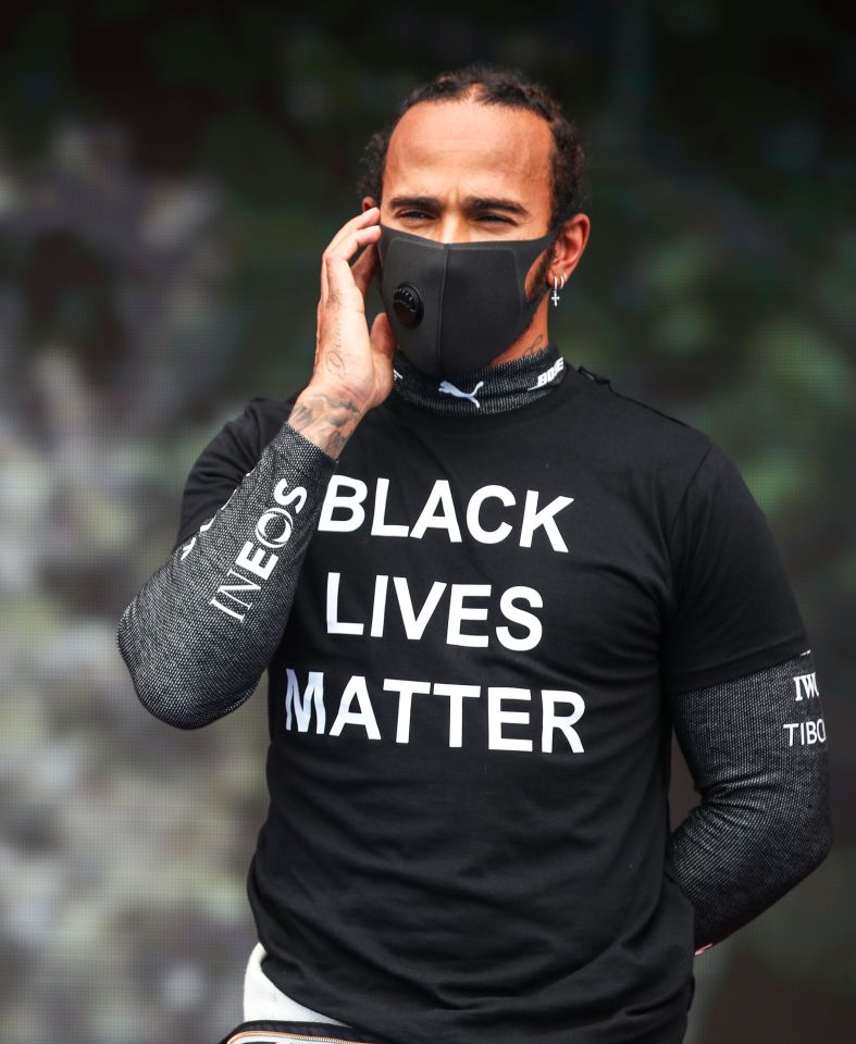 Hamilton has led Formula One's fight against racism