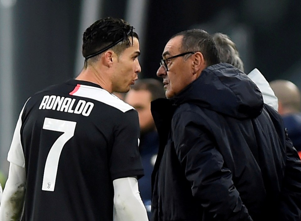 Maurizio Sarri has admitted that Cristiano Ronaldo is not easy to manage