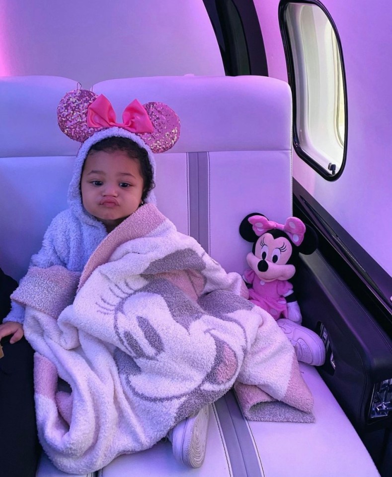 And it appears that Stormi is quite the jet-setter