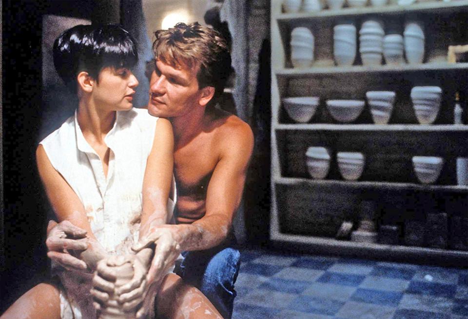 Patrick Swayze starred in Ghost with Demi Moore