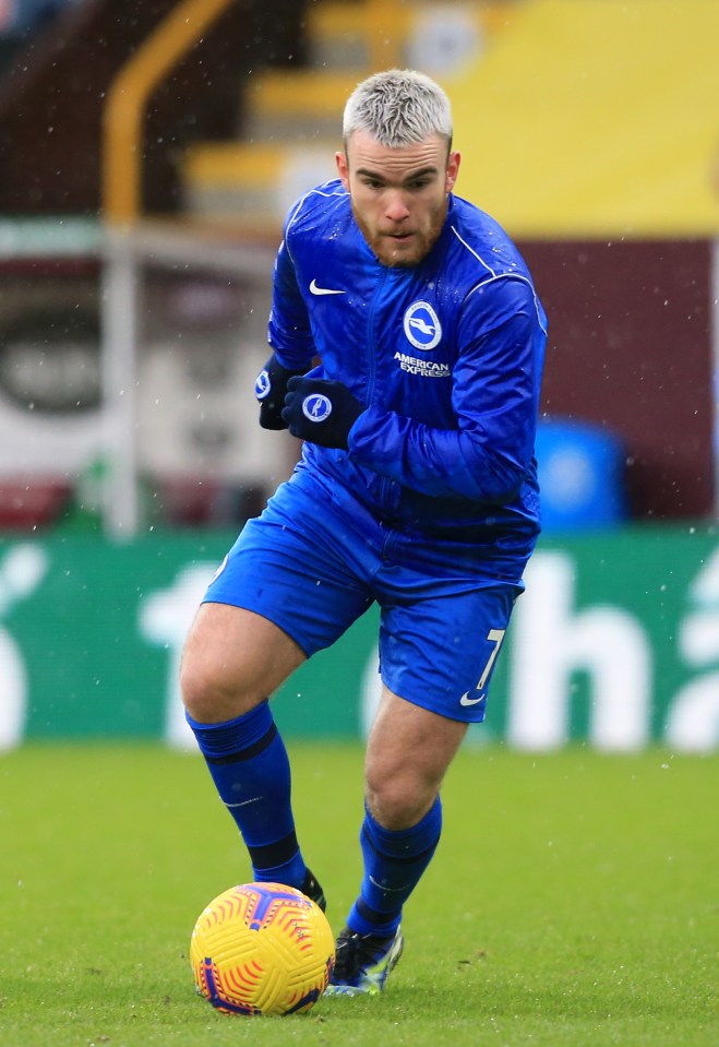 Aaron is a forward for Brighton and Hove Albion football team