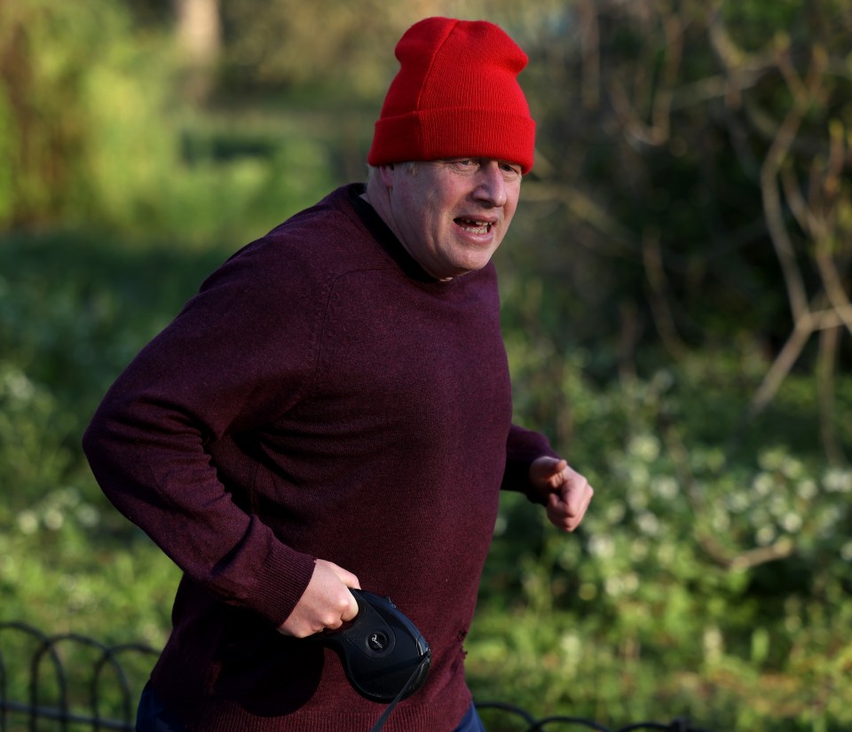 Boris Johnson has pledged to lose weight