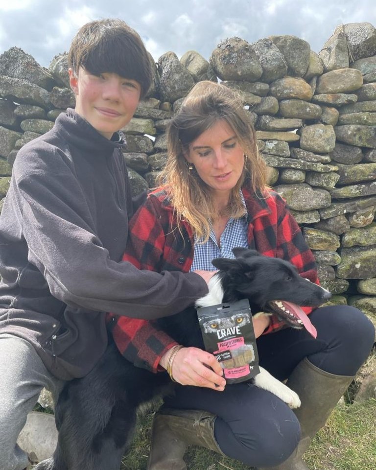 The shepherdess and her family appear on Our Yorkshire Farm