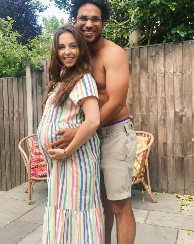 The TV beauty is due to welcome her first baby with fiance Ben Bhanvra in September