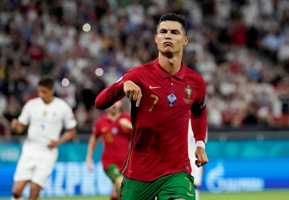 Cristiano Ronaldo bagged five goals at Euro 2020