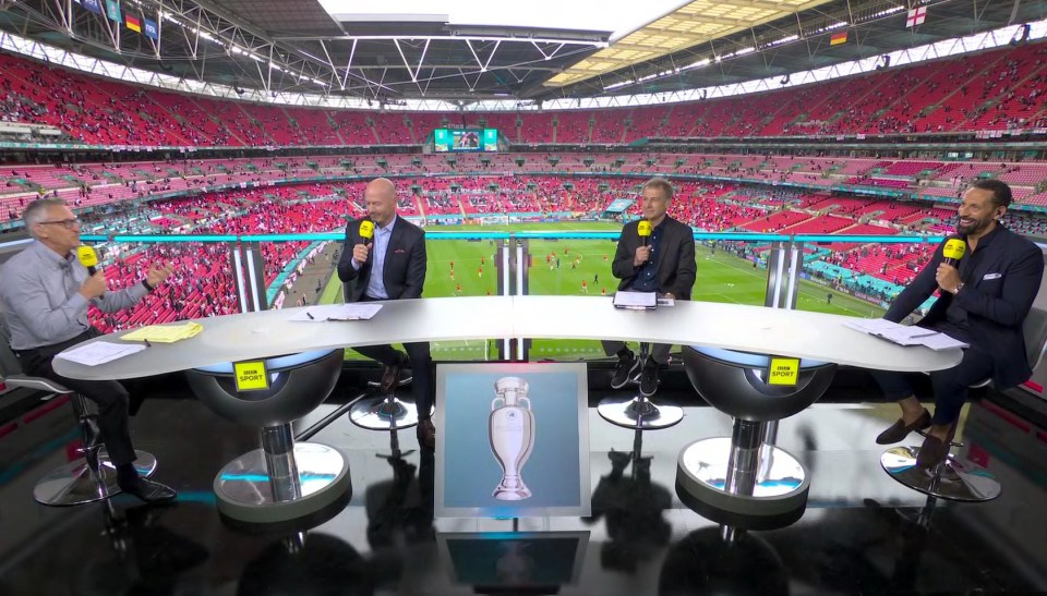 Alan Shearer and Rio Ferdinand will be in the studio with Jurgen Klinsmann offering insight pitchside