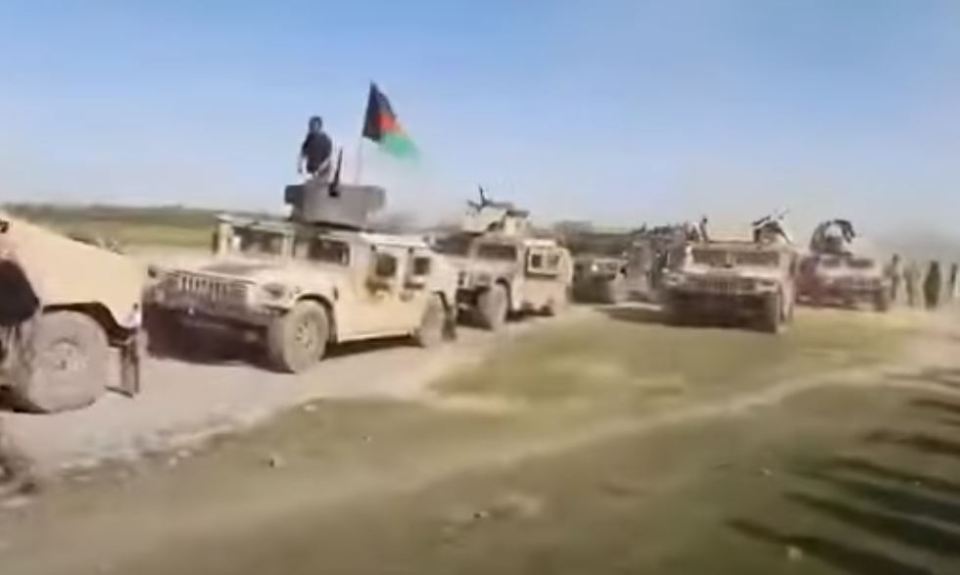 At least 700 military vehicles have reportedly fallen into the Taliban's hands